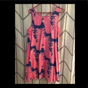 Lily Pulitzer pink and blue shift size L